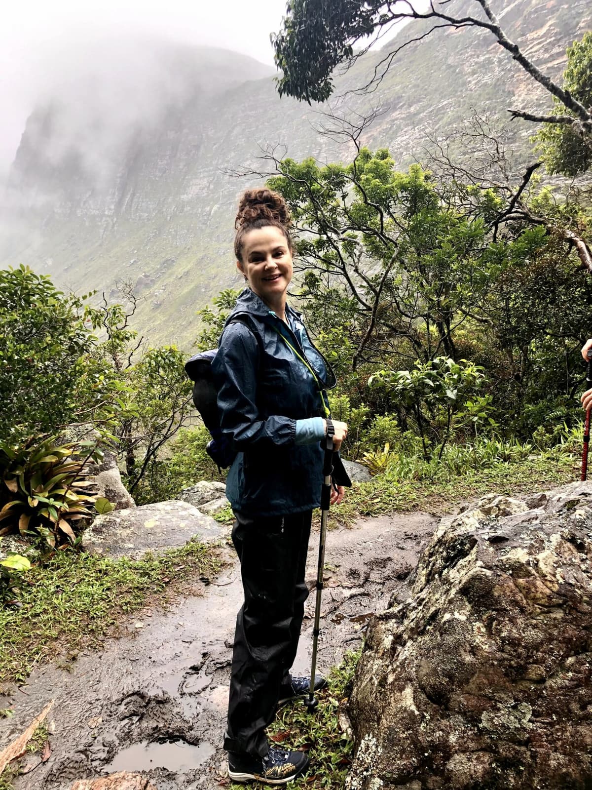 Members of the group trekking together through the Vale do Pati landscape