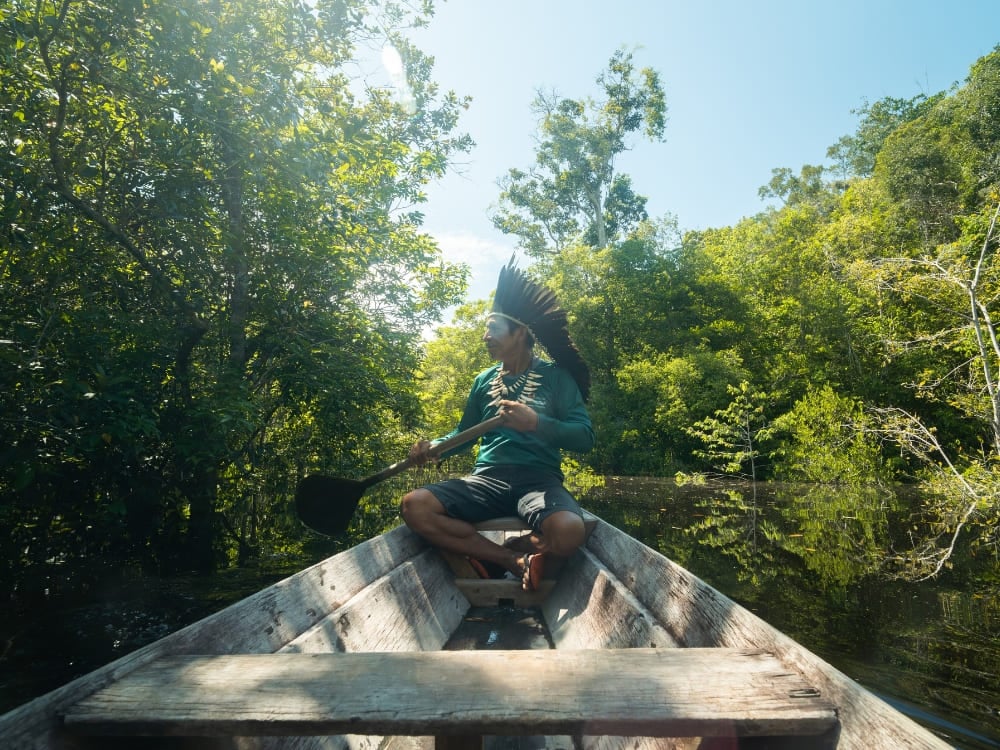 Chief of the Nova Esperança indigenous community - Cacife José Pancrácio