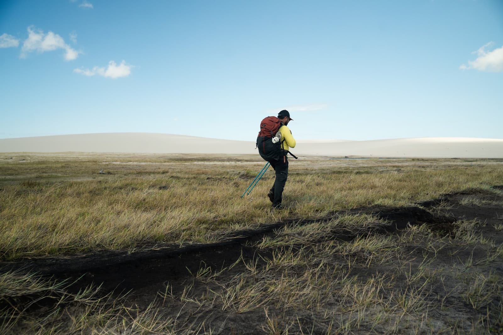 One foot in front of the other, with a horizon that keeps earning it. 5-day Lençóis Maranhenses Hike — itinerary